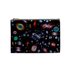 Galaxy Nebula Cosmetic Bag (medium)  by Celenk