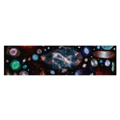 Galaxy Nebula Satin Scarf (oblong)