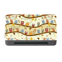 Autumn Owls Pattern Memory Card Reader With Cf by Celenk