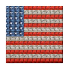 Geometricus Usa Flag Face Towel by Celenk