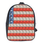 Geometricus Usa Flag School Bag (XL) Front
