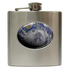 A Sky View Of Earth Hip Flask (6 Oz) by Celenk