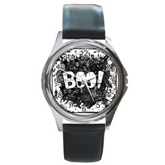 Monster Art Boo! Boo2 Round Metal Watch by Celenk