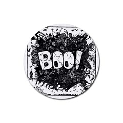 Monster Art Boo! Boo2 Rubber Coaster (round) 