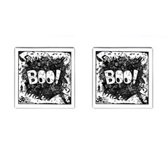 Monster Art Boo! Boo2 Cufflinks (square) by Celenk