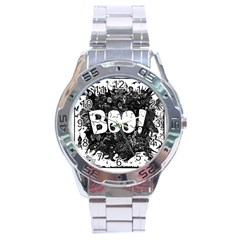 Monster Art Boo! Boo2 Stainless Steel Analogue Watch by Celenk