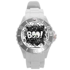 Monster Art Boo! Boo2 Round Plastic Sport Watch (l)