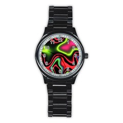 Vibrant Fantasy 1b Stainless Steel Round Watch