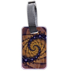 An Emperor Scorpion s 1001 Fractal Spiral Stingers Luggage Tags (two Sides) by jayaprime