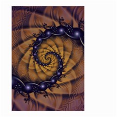 An Emperor Scorpion s 1001 Fractal Spiral Stingers Small Garden Flag (two Sides) by jayaprime
