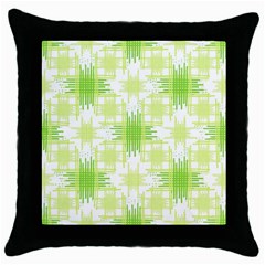 Intersecting Lines Pattern Throw Pillow Case (black)