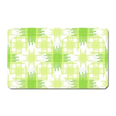 Intersecting Lines Pattern Magnet (rectangular) by dflcprints