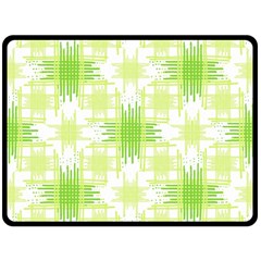 Intersecting Lines Pattern Fleece Blanket (large)  by dflcprints