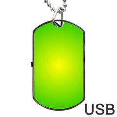 Pattern Dog Tag USB Flash (Two Sides)