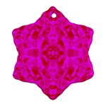 Pattern Snowflake Ornament (Two Sides) Front