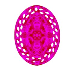 Pattern Oval Filigree Ornament (two Sides)