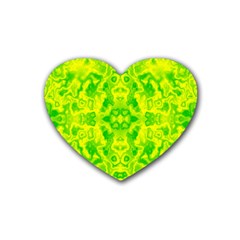 Pattern Rubber Coaster (heart) 