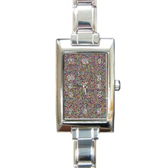 Pattern Rectangle Italian Charm Watch