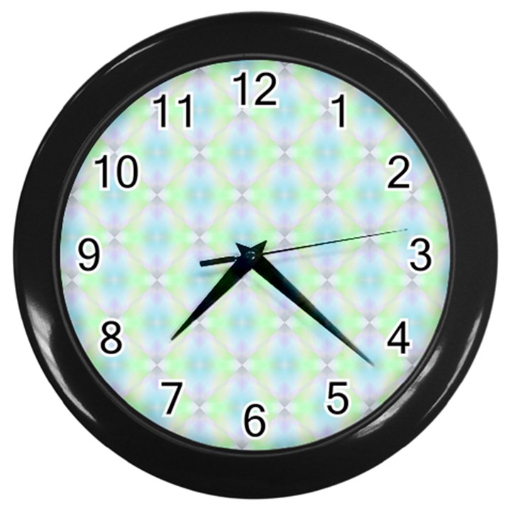 Pattern Wall Clocks (Black)