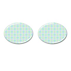 Pattern Cufflinks (oval)