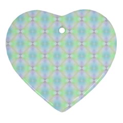 Pattern Heart Ornament (two Sides)