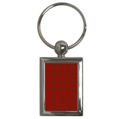 Royal Stuart Tartan Key Chains (rectangle)  by PodArtist