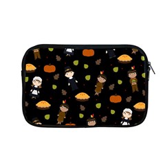 Pilgrims And Indians Pattern - Thanksgiving Apple Macbook Pro 13  Zipper Case by Valentinaart