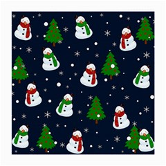 Snowman Pattern Medium Glasses Cloth by Valentinaart