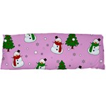 Snowman pattern Body Pillow Case Dakimakura (Two Sides) Back