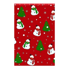 Snowman Pattern Shower Curtain 48  X 72  (small)  by Valentinaart