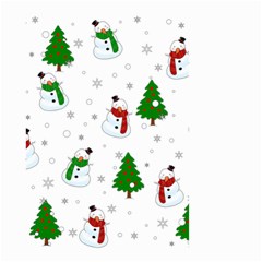 Snowman Pattern Small Garden Flag (two Sides) by Valentinaart