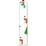 Snowman pattern Large Book Marks Front