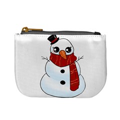 Kawaii Snowman Mini Coin Purses by Valentinaart