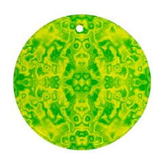 Pattern Round Ornament (two Sides) by gasi