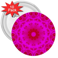 Pattern 3  Buttons (10 Pack) 