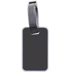 Black Carbon Fiber Luggage Tags (two Sides) by PodArtist