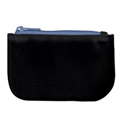 Simulated Black Carbon Fiber Steel Large Coin Purse by PodArtist