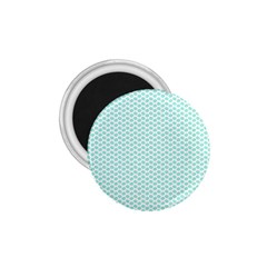 Tiffany Aqua Blue Lipstick Kisses On White 1 75  Magnets