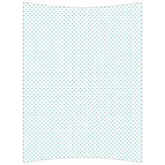 Tiffany Aqua Blue Candy Polkadot Hearts on White Back Support Cushion