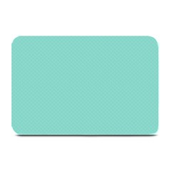 Tiffany Aqua Blue Puffy Quilted Pattern Plate Mats by PodArtist