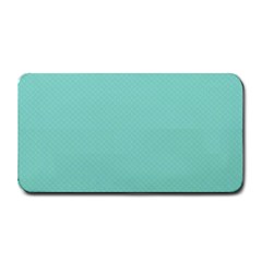 Tiffany Aqua Blue Puffy Quilted Pattern Medium Bar Mats