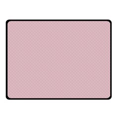 Baby Pink Stitched And Quilted Pattern Fleece Blanket (small) by PodArtist