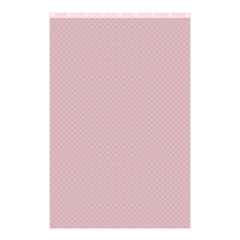 Baby Pink Stitched And Quilted Pattern Shower Curtain 48  X 72  (small)  by PodArtist