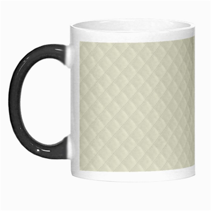 Rich Cream Stitched and Quilted Pattern Morph Mugs