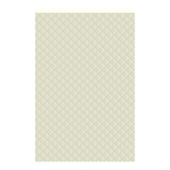 Rich Cream Stitched And Quilted Pattern Shower Curtain 48  X 72  (small)  by PodArtist