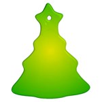 Pattern Christmas Tree Ornament (Two Sides) Back