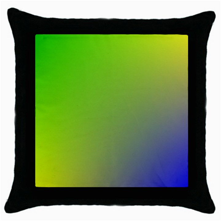 Pattern Throw Pillow Case (Black)