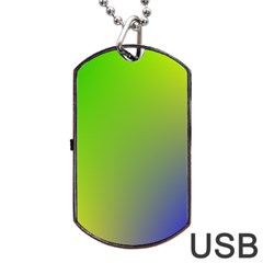 Pattern Dog Tag Usb Flash (two Sides) by gasi