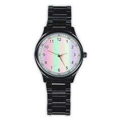 Pattern Stainless Steel Round Watch by gasi