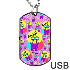 Crazy Dog Tag Usb Flash (one Side) by gasi